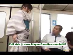 Haruna Ayase Hot Japanese Slut In The Bus Gets Fucked Hard