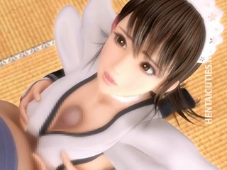 Big breasted 3D hentai maid squirt milk
