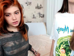 Lesbian Teens Redhead And Blonde On Webcam