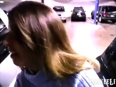 Amateur Mom Face Drenched In Cum In Parking Garage