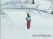 Two ski lovers meet wonderful girl judith fox on the slopes 