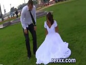 Hot russian bride is fucked by fiancee closest friends and c