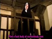 Nun fucked by two cowboys